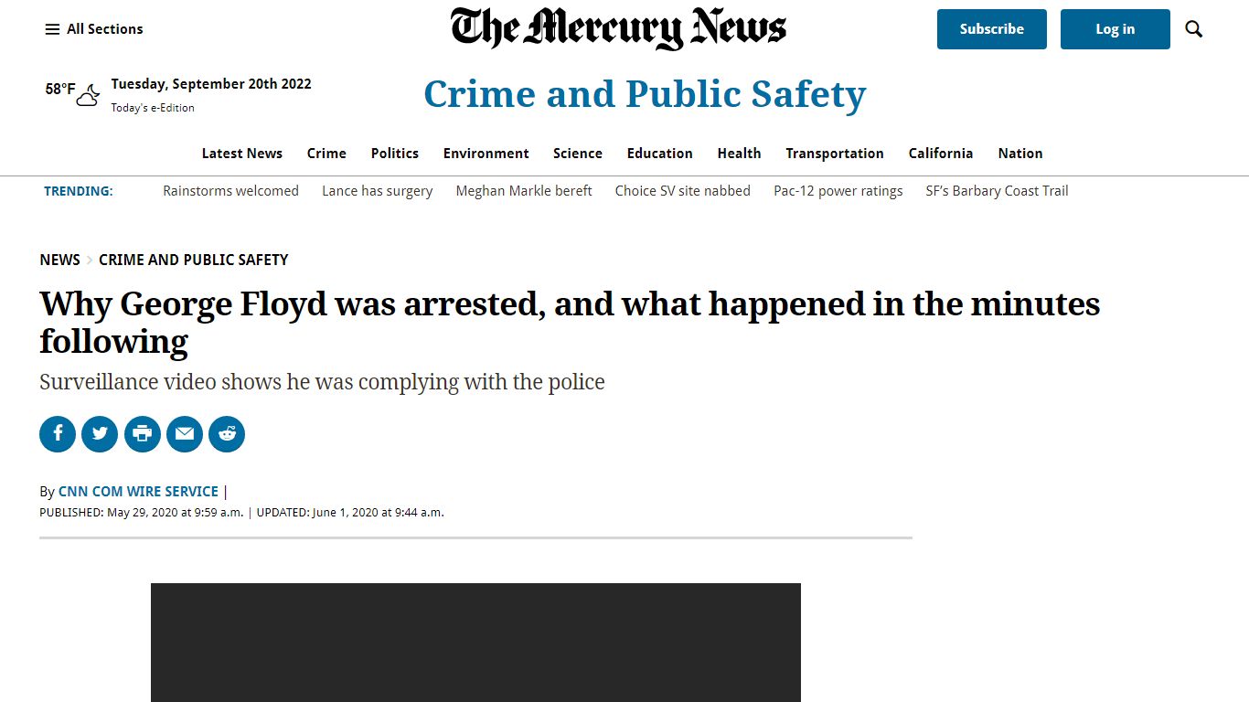 Why George Floyd was arrested, and what happened then - The Mercury News